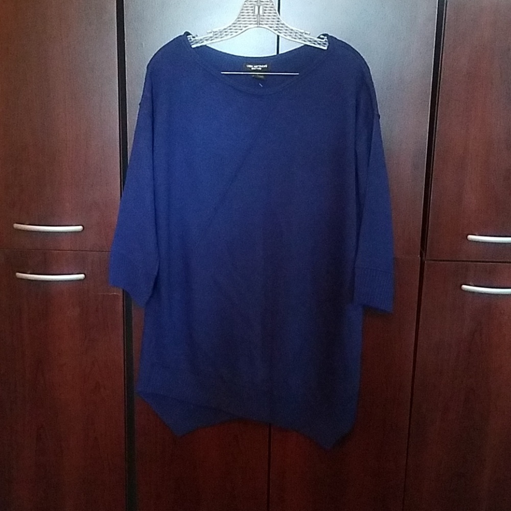 Linda Matthews Grape Sweater